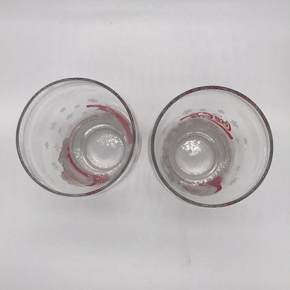 Coca Cola Vintage Santa Glasses - Picture 5 of 6